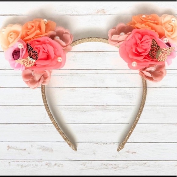 Cat Ears Hair Holder Metal Headband Pink Cat Ears - Picture 8 of 8